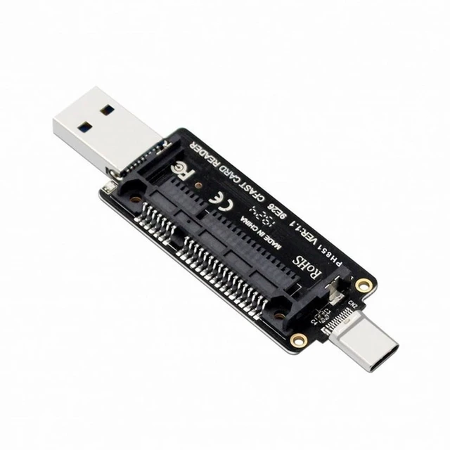 Main image of Vszerda USB-C USB3.0 Type-C to CFast 2.0 Card Adapter PCBA CFast Card Reader for Desktop Laptop