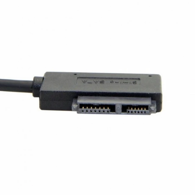 Alt view image 3 of 5 - Vszerda USB 3.0 to 7+6 13pin Slimline Sata Adapter Cable for Laptop Cd DVD Rom Optical Drive