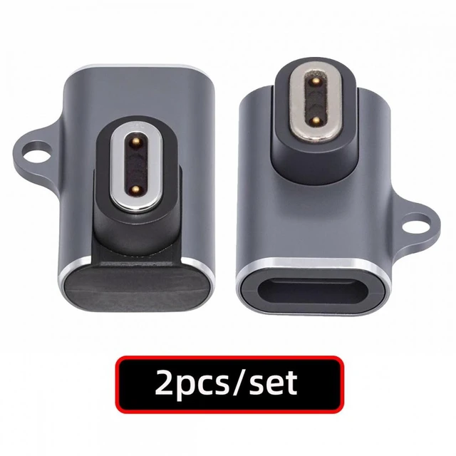 Alt view image 4 of 7 - Vszerda 2pcs/lot Magnetic Smart Watch Charging Adapter Horizontal USB Type-C to 2-Pin Compatible with IMOO Z6 Z6S Z6Pro Z7 Z7A Z7S Z8 Z8A Z9 Z10 Z11