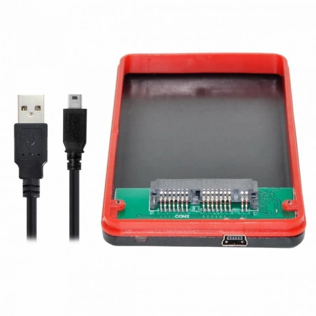Main image of Vszerda USB2.0 480Mbps to 1.8 inch Micro SATA 16pin 7+9 SSD HDD External Hard Disk Enclosure