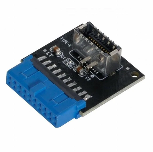 Main image of Vszerda USB 3.1 Front Panel Socket Key-A Type-E to USB 3.0 20Pin Header Male Extension Adapter for Motherboard