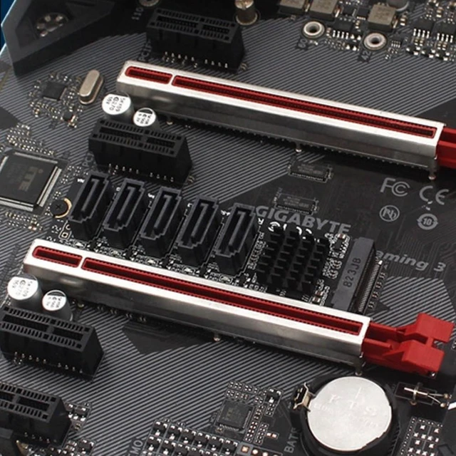 Alt view image 5 of 7 - Vszerda NGFF NVME M-Key PCI Express to SATA 3.0 6Gbps 5 Ports Adapter Converter Hard Drive Extension Card JMB585 2280