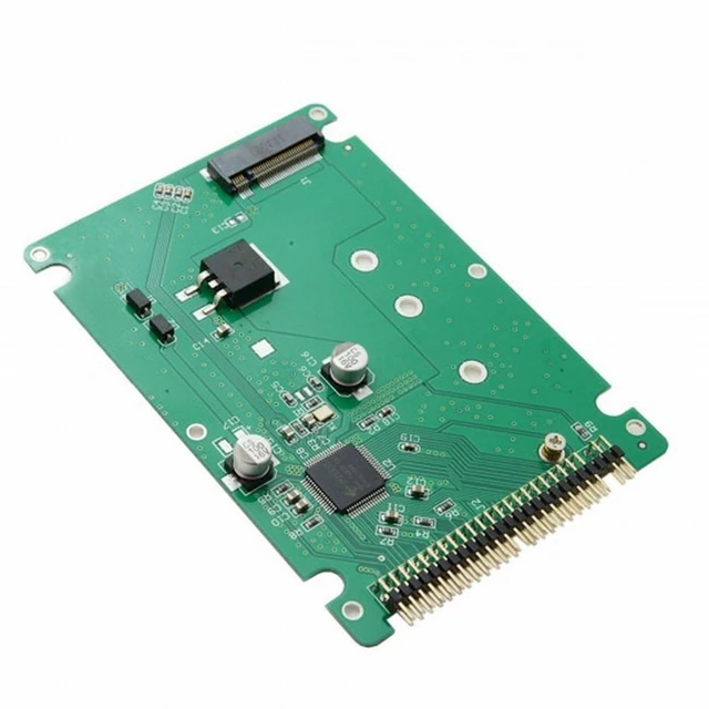 Alt view image 2 of 7 - Vszerda NGFF B/M-key SSD to 2.5 inch IDE 44Pin Hard Disk SSD Case Enclosure for Notebook Laptop