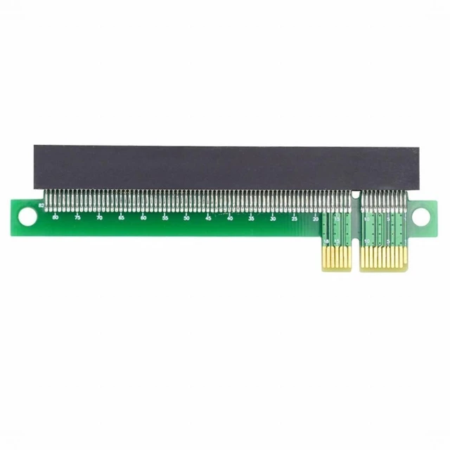 Alt view image 3 of 7 - Vszerda PCI-E Express 1x to 16x Extender Converter Riser Card Adapter Male to Female Extension for Graphics Card