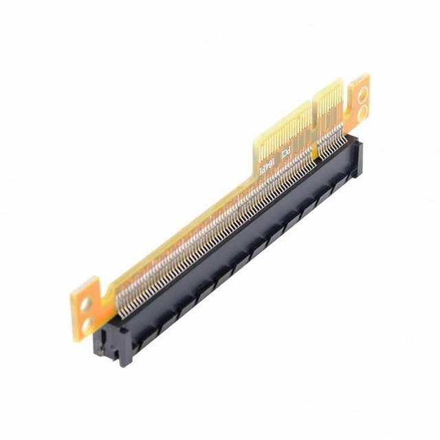 Alt view image 7 of 7 - Vszerda PCI-E Express 4x to PCIE 16x Extender Converter Riser Card Adapter Male to Female