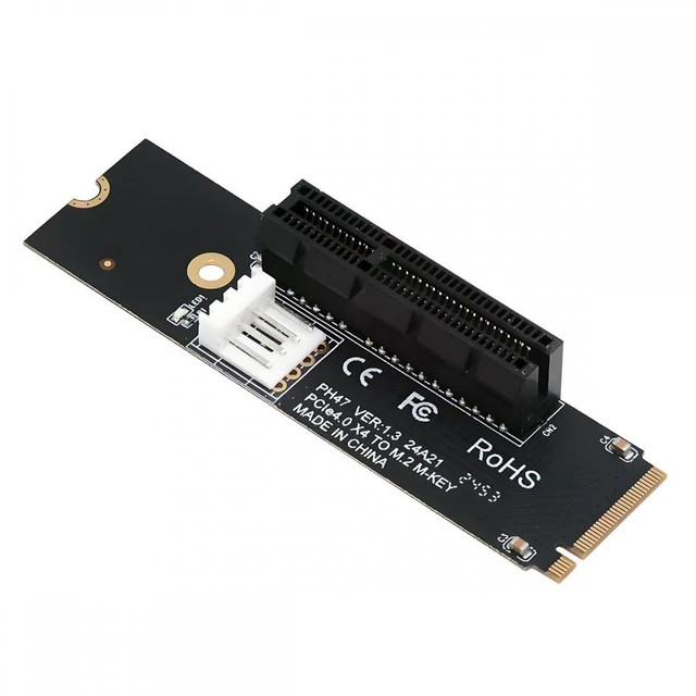 Main image of Vszerda M.2 NGFF NVMe M-Key Extender to PCI-E X1 X4 X8 X16 Graphics Card Riser Adapter PCI-Express for M2 2260 2280