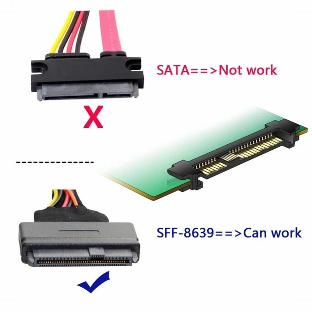 Alt view image 5 of 7 - Vszerda PCI-E 4.0 x1 Lane PCI Express Host to U.3 U3 Kit SFF-8639 SSD Adapter for Motherboard Compatible with PM1735 NVMe PCIe SSD
