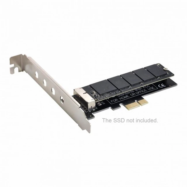Alt view image 3 of 7 - Vszerda PCI Express PCI-E 1X to 12+16Pin 2013-2017 Mac Pro Air SSD Convert Card for A1493 A1502 A1465 A1466