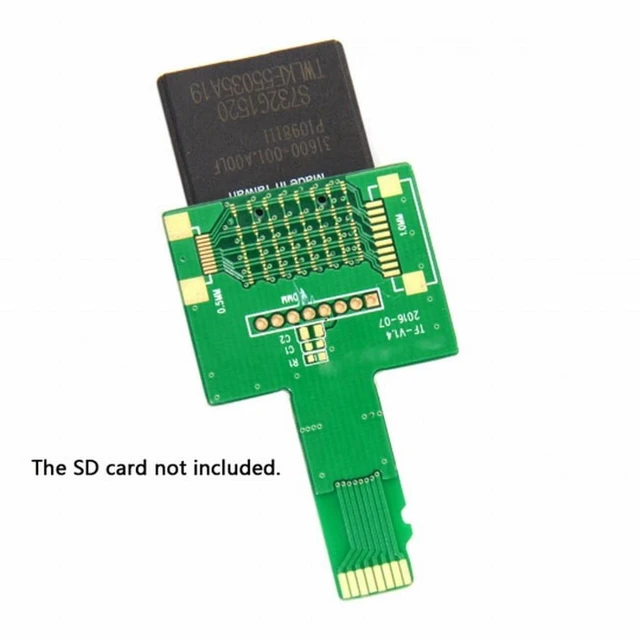 Alt view image 4 of 7 - Vszerda SD Card Socket Female to Micro-SD TF Male Memory Card Kit Extension Adapter Testing Tools Extender