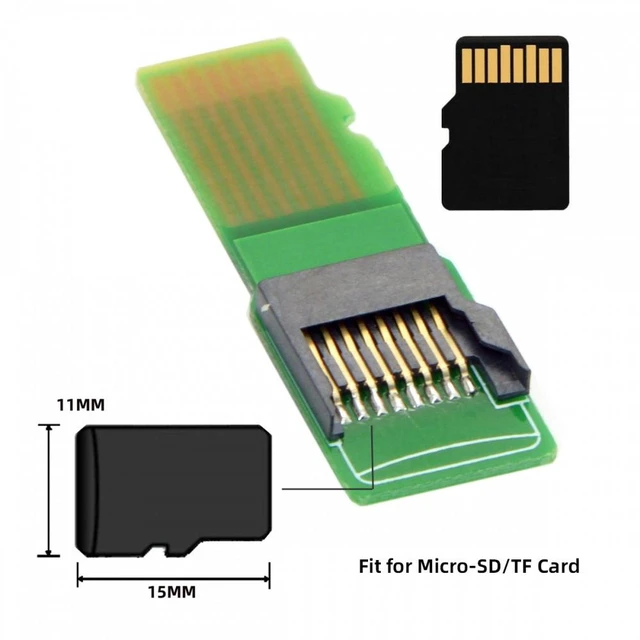 Alt view image 2 of 4 - Vszerda 5pcs/lot Micro SD TF Memory Card Kit Male to Female Extension Adapter Extender PCBA Reader for Car GPS Phone