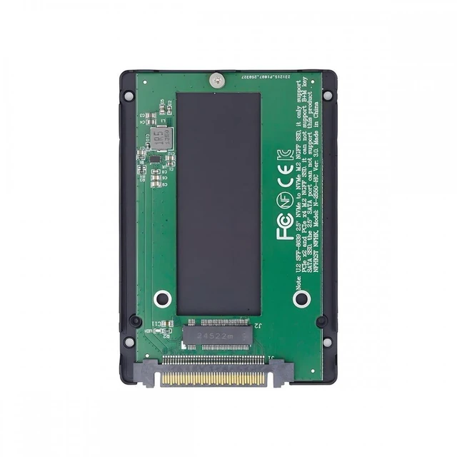 Main image of Vszerda SFF-8639 NVME U.2 to M.2 M-Key PCIe SSD Case Enclosure for Mainboard Replace SSD 750 p3600 p3700