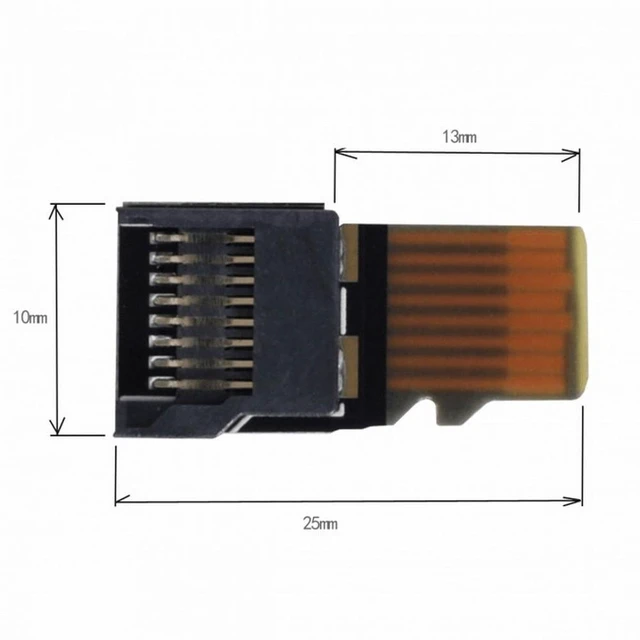 Alt view image 6 of 7 - Vszerda 5pcs/lot Micro SD TF Memory Card Kit Male to Female Extension Adapter Extender Test Tools PCBA Reader for Car GPS Phone