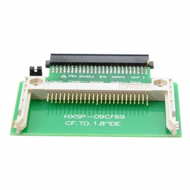 Alt view image 4 of 7 - Vszerda CF Compact Flash Memory Card to 50pin 1.8 Inch IDE Hard Drive SSD Converter Adapter