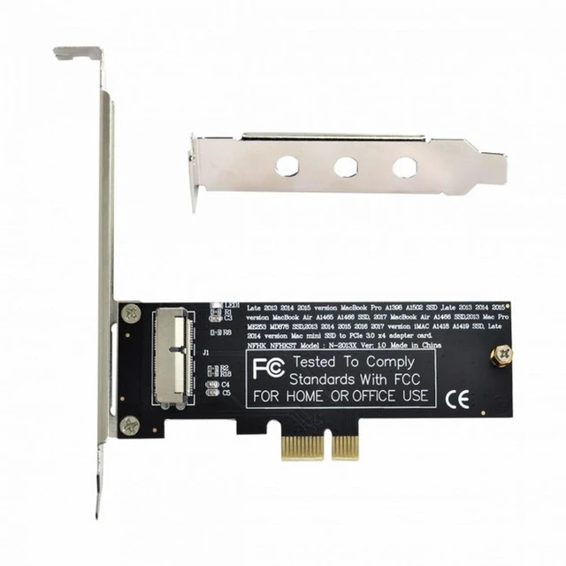 Alt view image 2 of 7 - Vszerda PCI Express PCI-E 1X to 12+16Pin 2013-2017 Mac Pro Air SSD Convert Card for A1493 A1502 A1465 A1466