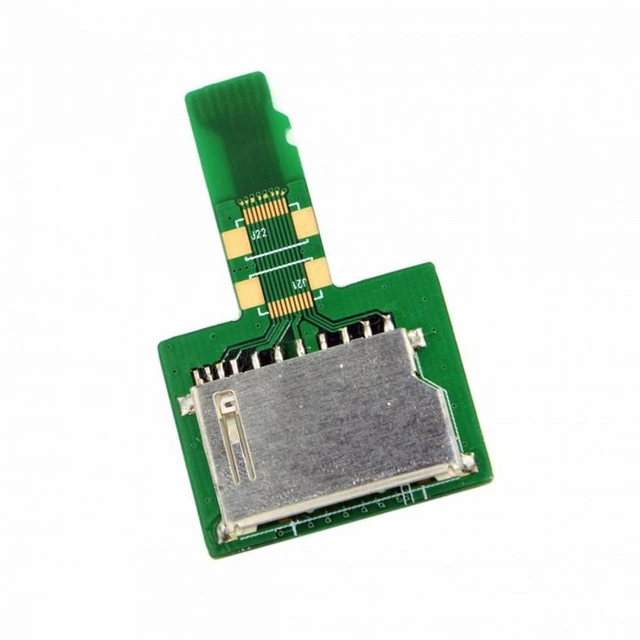 Alt view image 3 of 7 - Vszerda 1Set SD TF Card Socket Female to Micro-SD TF Male Memory Card Kit Extension Adapter Testing Tools Extender