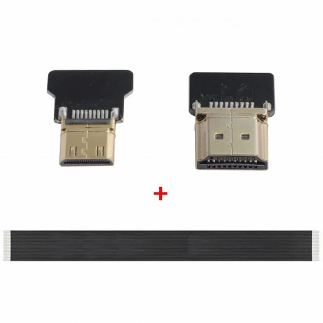 Alt view image 2 of 7 - Vszerda CYFPV Mini HDMI Male to HDMI Male FPC Flat Cable 1080P for FPV HDTV Multicopter Aerial Photography (0.3M)