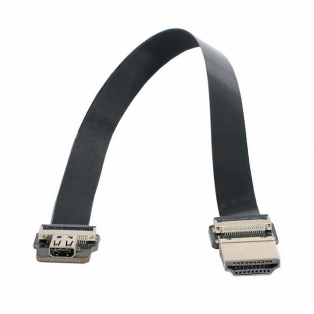 Alt view image 5 of 7 - Vszerda CYFPV HDMI Male to Micro HDMI Female Extension FPC Flat Cable 1080P for FPV HDTV Multicopter Aerial Photography (0.1M)