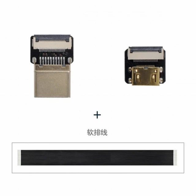 Alt view image 4 of 7 - Vszerda CYFPV HDMI Male to Mini HDMI Female Extension FPC Flat Cable 1080P for FPV HDTV Multicopter Aerial Photography (0.1M)