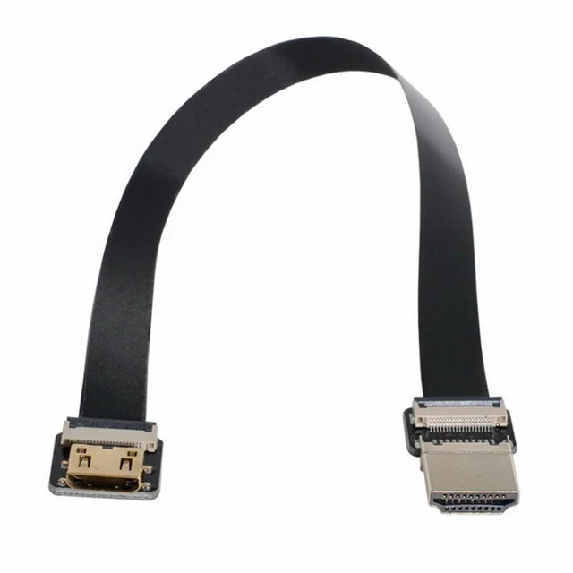 Alt view image 6 of 7 - Vszerda CYFPV HDMI Male to Mini HDMI Female Extension FPC Flat Cable 1080P for FPV HDTV Multicopter Aerial Photography (0.1M)