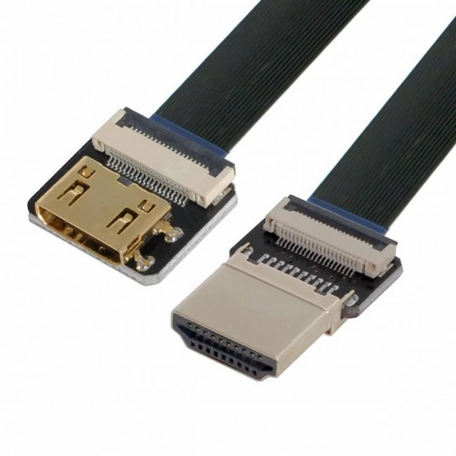 Alt view image 7 of 7 - Vszerda CYFPV HDMI Male to Mini HDMI Female Extension FPC Flat Cable 1080P for FPV HDTV Multicopter Aerial Photography (0.1M)