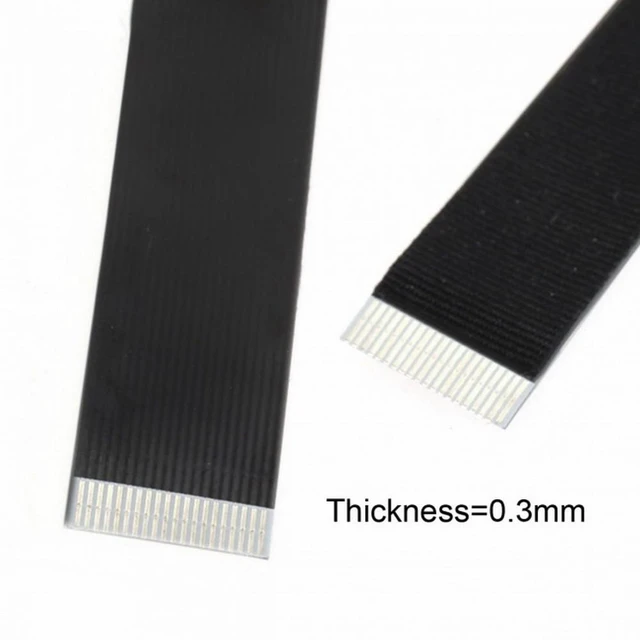 Alt view image 5 of 7 - Vszerda USB 2.0 Type-A Male to USB-C Type-C Male Data Flat Slim FPC Cable for FPV Disk Phone
