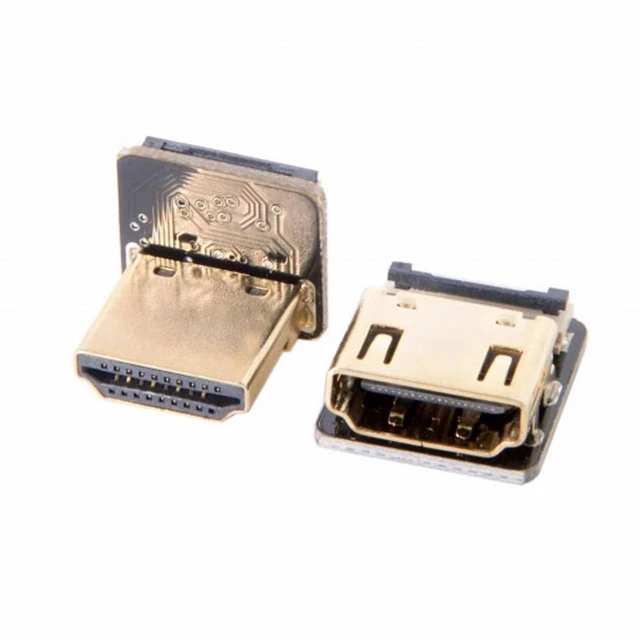 Alt view image 2 of 7 - Vszerda CYFPV Up Angled 90 Degree HDMI Male to Female FPC Flat Cable for HDTV Multicopter Aerial Photography (0.5M)