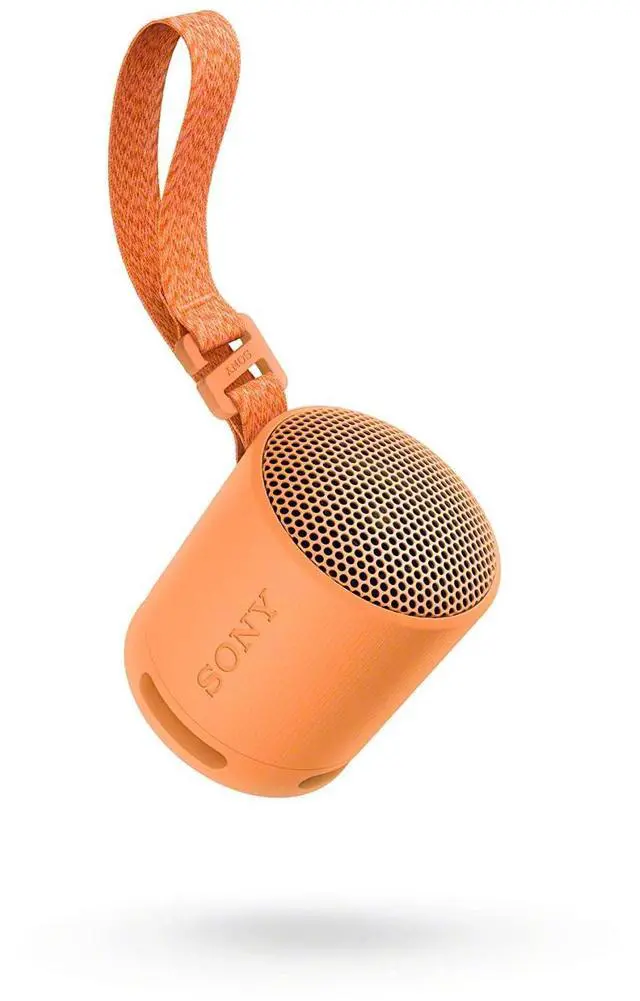 Alt view image 4 of 6 - SRS-XB100 Wireless Bluetooth Portable Lightweight Super-Compact Travel Speaker, Durable IP67 Waterproof & Dustproof Shower Speaker, 16 Hour Battery, Versatile Strap, & Hands-free Calling, Orange