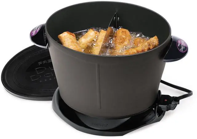 Alt view image 2 of 4 - 05450 DualDaddy Electric Deep Fryer, Black