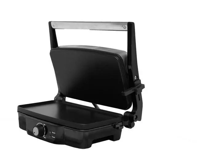 Main image of Stainless Steel Panini Press Electric with Adjustable Temperature Settings and Nonstick Plates, 1200W