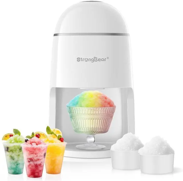 Main image of Snow Cone Shaved Ice Machine, Electric Ice Shaver Slushie Machine, Snowcone Maker for Kids Birthday Party, House Warming Gifts New Home Decor, Best Christmas Gift Ideas, White