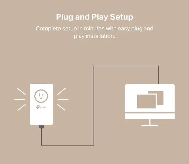 Alt view image 4 of 5 - AV1000 Powerline Ethernet Adapter Kit (TL-PA7017P KIT) - Passthrough, Noise Filtering, Gigabit Port, Plug Pair & Play, Network Adapter, Free Expert Support