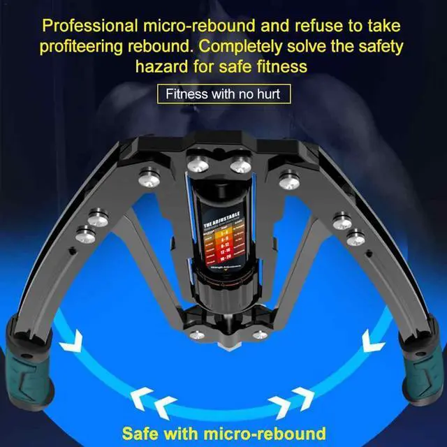 Alt view image 5 of 7 - Twister Arm Exerciser - Adjustable 22-440lbs Hydraulic Power, Home Chest Expander, Shoulder Muscle Training Fitness Equipment, Arm Enhanced Exercise Strengthener.