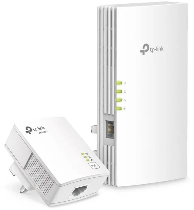 Main image of Powerline Wi-Fi 6 Extender TL-WPA7817 KIT - Includes AV1000 Powerline Ethernet Network Adapter & AX1500 Dual-Band Wi-Fi Extender, Gigabit Port, EasyMesh,Plug, Pair, & Play, Free Expert Support