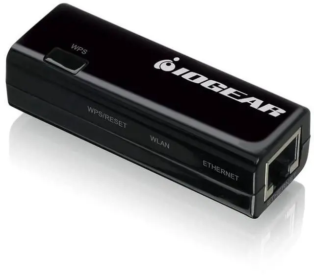 Main image of Universal Ethernet to Wi-Fi N Adapter - Speeds of up to 300Mbps on 2.4GHz - Push-button Wi-Fi Protected Setup (WPS) - Supports WEP, WPA, WPA2, TKIP and AES encryption - GWU637