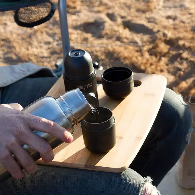 Alt view image 3 of 7 - Minipresso GR, Portable Espresso Machine, Compatible Ground Coffee, Hand Coffee Make, Travel Gadgets, Manually Operated, Perfect for Camping