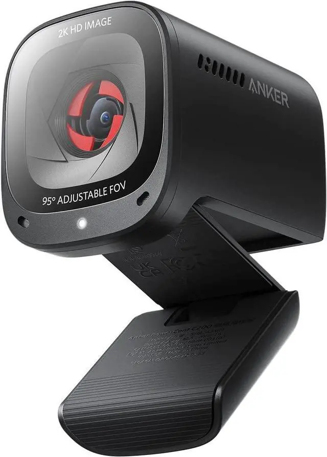 Main image of PowerConf C200 2K Webcam for PC/Laptop/Mac, Computer Camera, Low-Light Correction, AI-Noise Canceling Mics, Adjustable Field of View, Built-in Privacy Cover, Stereo Mics, for Meeting