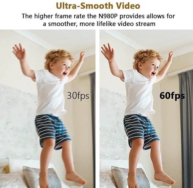 Alt view image 2 of 7 - N980P 1080P 60FPS Webcam with Microphone and Software Control, USB Computer Camera, Built-in Dual Noise Reduction Mics, 120° Wide-Angle for Zoom/Skype/FaceTime/Teams, PC Mac Laptop Desktop