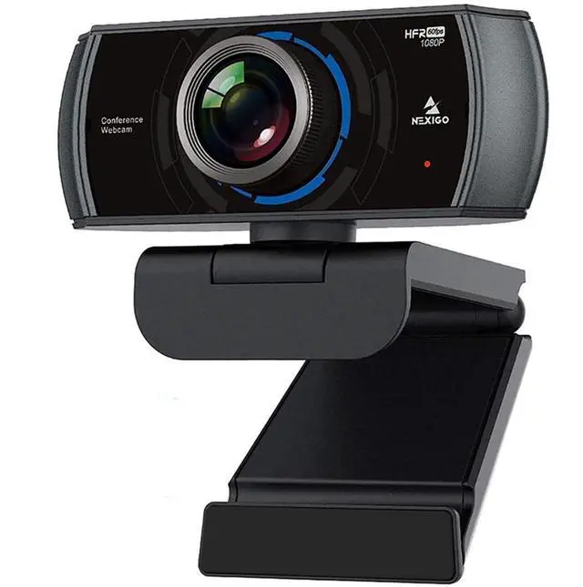 Main image of N980P 1080P 60FPS Webcam with Microphone and Software Control, USB Computer Camera, Built-in Dual Noise Reduction Mics, 120° Wide-Angle for Zoom/Skype/FaceTime/Teams, PC Mac Laptop Desktop