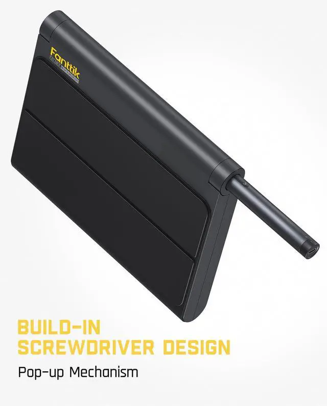 Alt view image 4 of 7 - Electric Screwdriver Kit, Precision Screwdriver Set, 64 Magnetic Bits, 12 Types Fix Tools, 0.05/0.2 N.m, Repair Tool for Phone Laptop Watch Electronics - E1 NEX Workstation