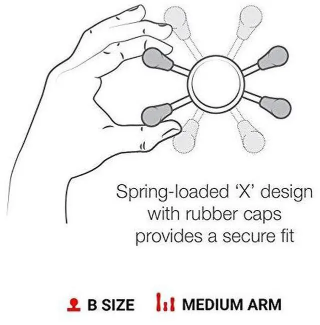 Alt view image 6 of 7 - RAP-HOL-UN7B-201U X-Grip Phone Holder with Composite Double Socket Arm(Medium) Compatible with RAM B Size 1" Ball Components