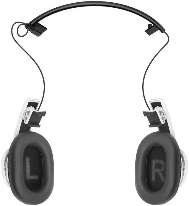 Alt view image 7 of 7 - PH2 Stereo VR Headphones for PS VR 2 | Clip On Design Easy to Install/Remove,Looks Tidy with Cable Router, More Comfortable Than in-Ear Buds,75x90mm Earmuffs,White