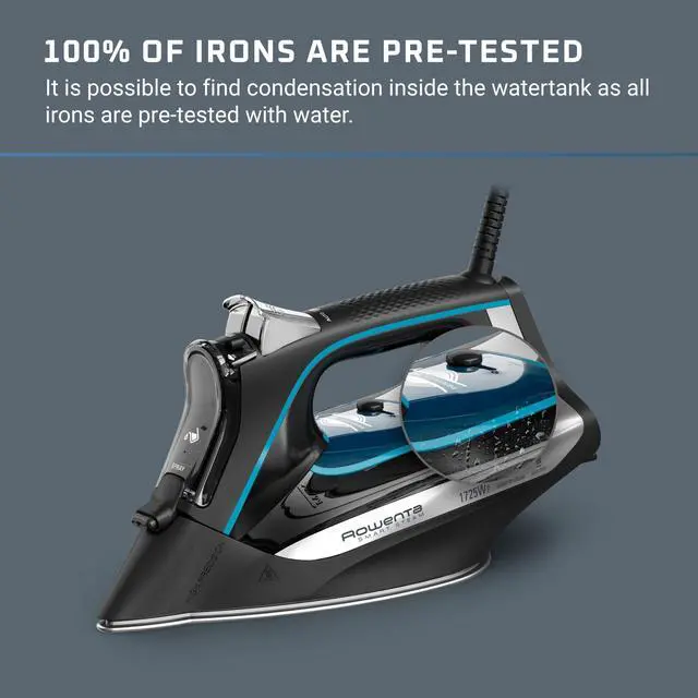 Alt view image 4 of 7 - Smart Steam Iron, Perfect Temp Technology, 35 Gram/Minute of Continuous Steam Output, DW3261U1, Auto Shutoff, Black