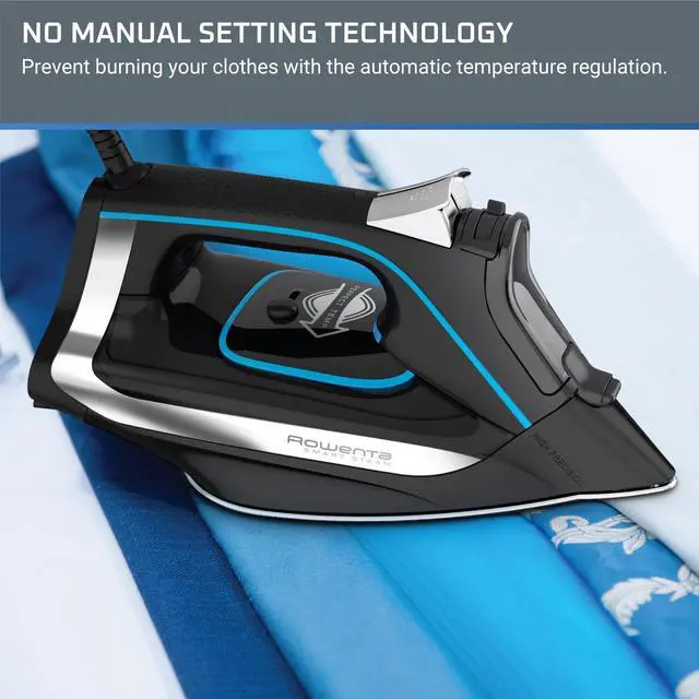 Alt view image 2 of 7 - Smart Steam Iron, Perfect Temp Technology, 35 Gram/Minute of Continuous Steam Output, DW3261U1, Auto Shutoff, Black