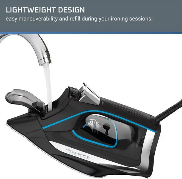 Alt view image 7 of 7 - Smart Steam Iron, Perfect Temp Technology, 35 Gram/Minute of Continuous Steam Output, DW3261U1, Auto Shutoff, Black