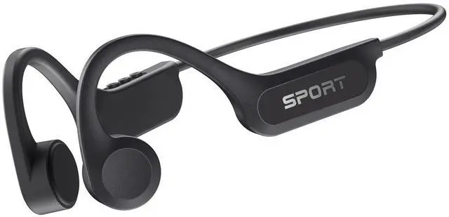 Main image of Bone Conduction Headphones, 2025 Upgrade Open Ear Bluetooth 5.4 Headphones with Mic, 10Hrs Playtime Bone Conduction Earbuds, IP56 Waterproof Earphones for Workout, Hiking