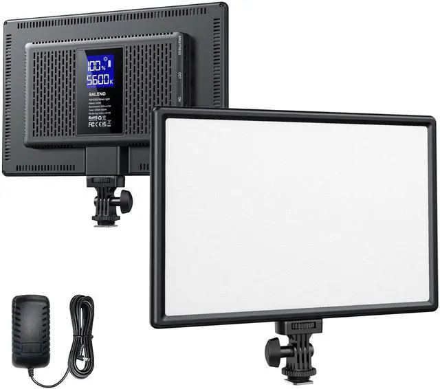 Main image of 19.5W LED Video Soft Light Panel, 650Lux/m Camera Panel Light Built-in 8000mAh Battery, CRI>95 3200-5600K Photography Studio Lights for TikTok YouTube Video Recording Photography Streaming