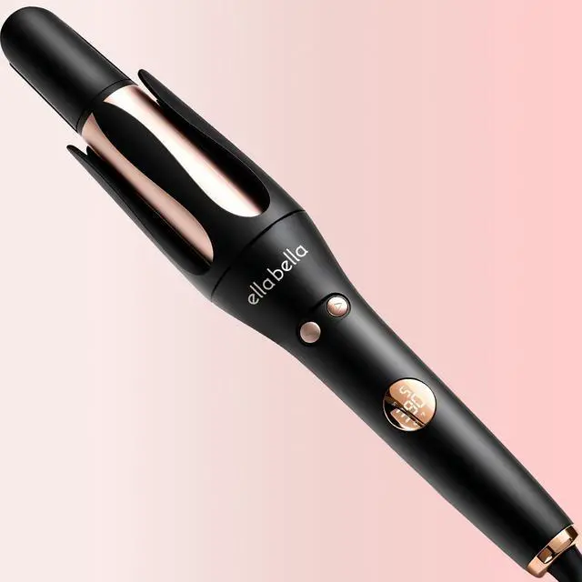 Main image of Automatic Rotating Curling Iron Auto Hair Curlers Easy to Use Digital Display to Accurately Control Temperature Transform Your Look in Seconds Ideal for Longer Hair