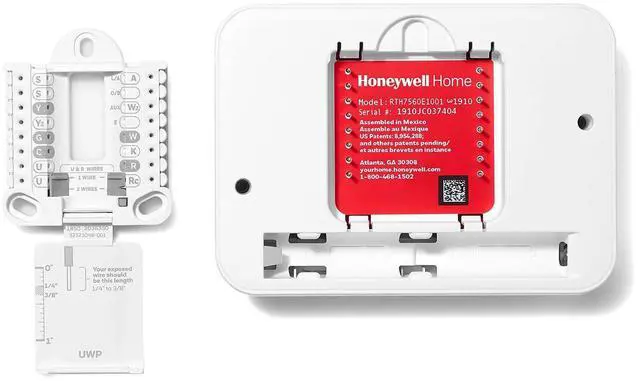 Alt view image 7 of 7 - RTH7560E 7-Day Flexible Programmable Thermostat-Extra-Large Backlit Display, White