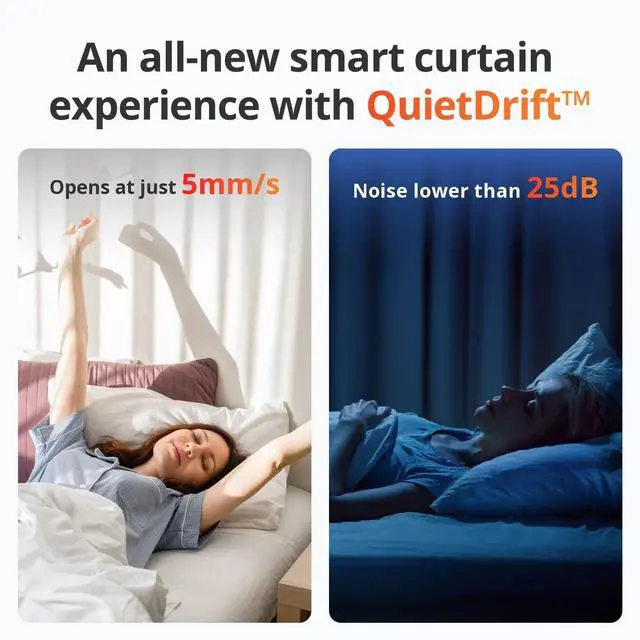 Alt view image 5 of 7 - Automatic Curtain Opener - Bluetooth Remote Control Smart Curtain with App, Upgraded High-Performance Motor, Add Hub to Work with Alexa, Google Home, HomeKit