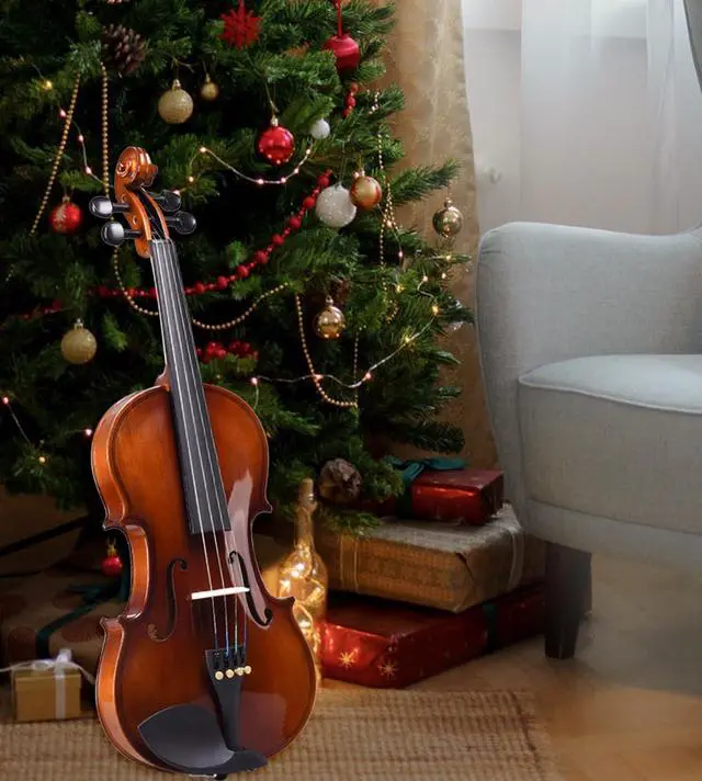 Alt view image 4 of 6 - 4/4 Violin Set for Beginners, Full Size Fiddle Kit for Adults Starters and Children Teenager Students